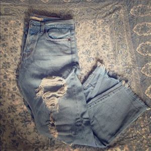 Vintage wedgie jeans